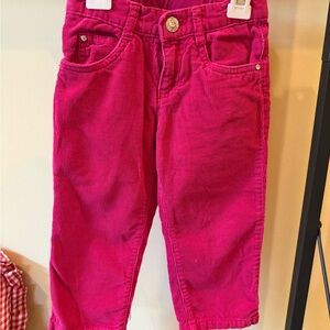 Arizona Jean Company Toddler Girls Pink Corduroy Pants Size 2T